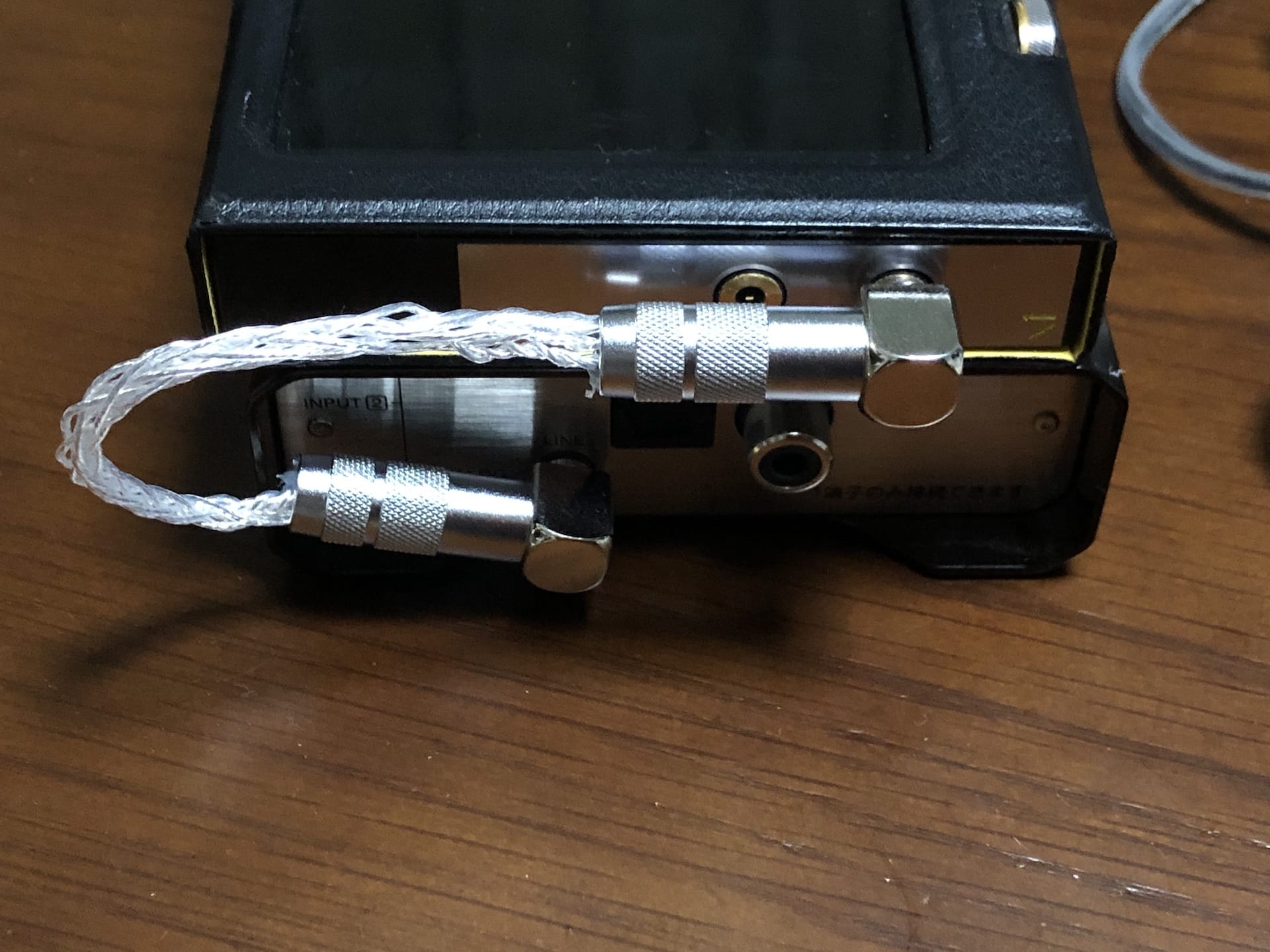 純銀ミニミニで繋いだsu-ax01とdp-x1